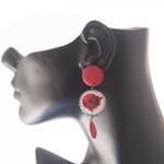 Pendientes Amapola | PNAMAP | Pendientes, Pendientes Largos, Rojos, de flores