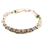 Pulsera Shine Brillantes | PLSHBR | pulseras, cristal, plata, verdes, verde, azul, azules