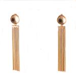 Pendientes Oro Mate Grecia